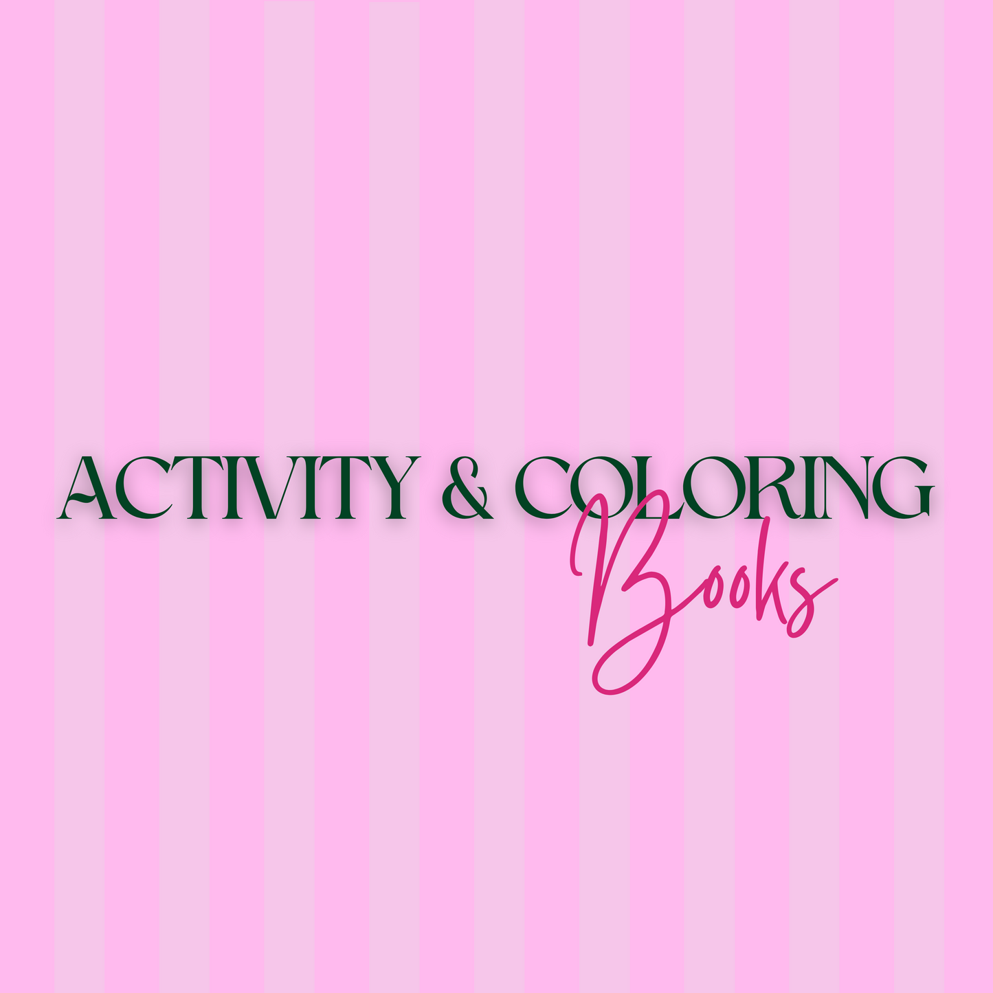 Activity & Coloring Books