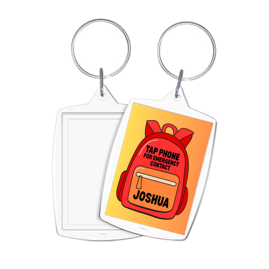 Emergency Contact Keychain
